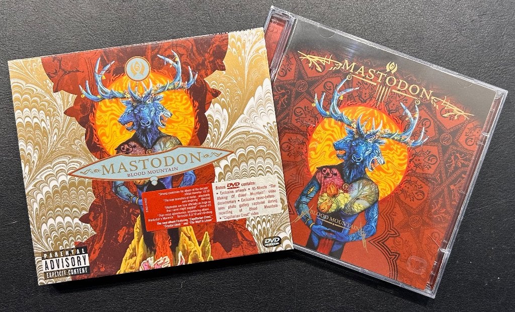 MASTODON - Blood Mountain (coffret CD/DVD), Enlèvement ou Envoi, Metal, Comme neuf, Comprend un livret