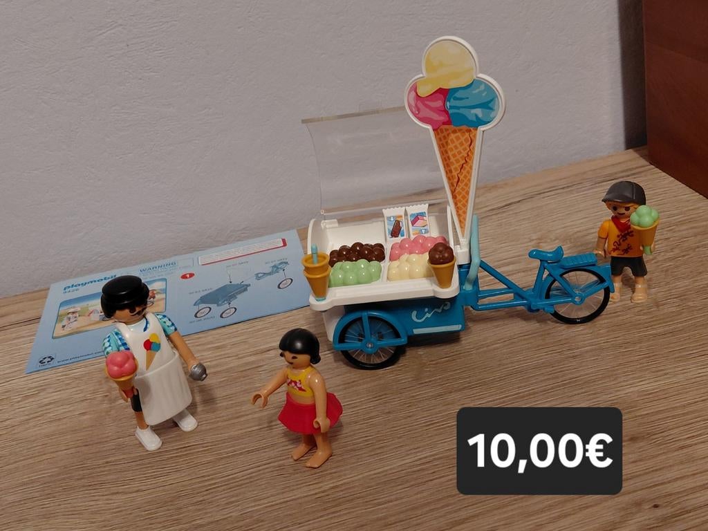 Playmobil - Marchand de glaces, Enlèvement