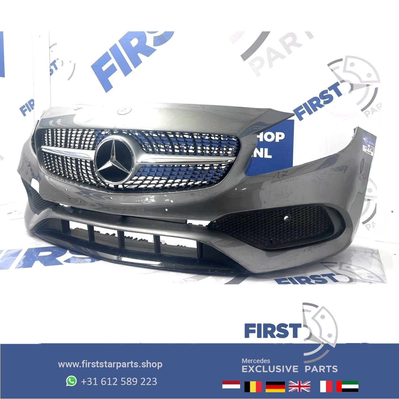 W176 BUMPER FACELIFT AMG VOORBUMPER Mercedes A Klasse 2012-2, Gebruikt, -, Voor, Ophalen of Verzenden