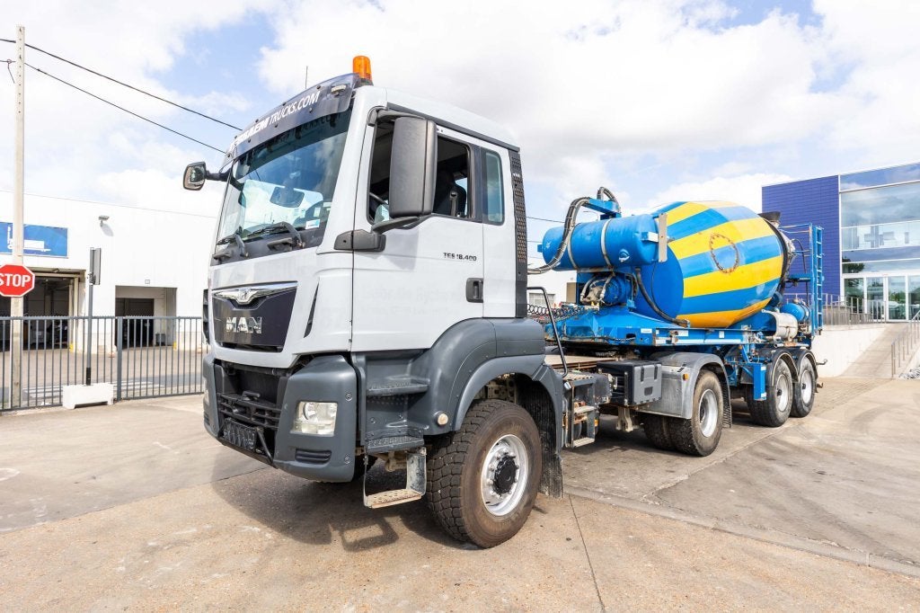 MAN TGS 18.400 BLS-4X4+LIEBHERR 10M3(2018), Autos, Camions, Argent ou Gris, Achat, Euro 6, Entreprise