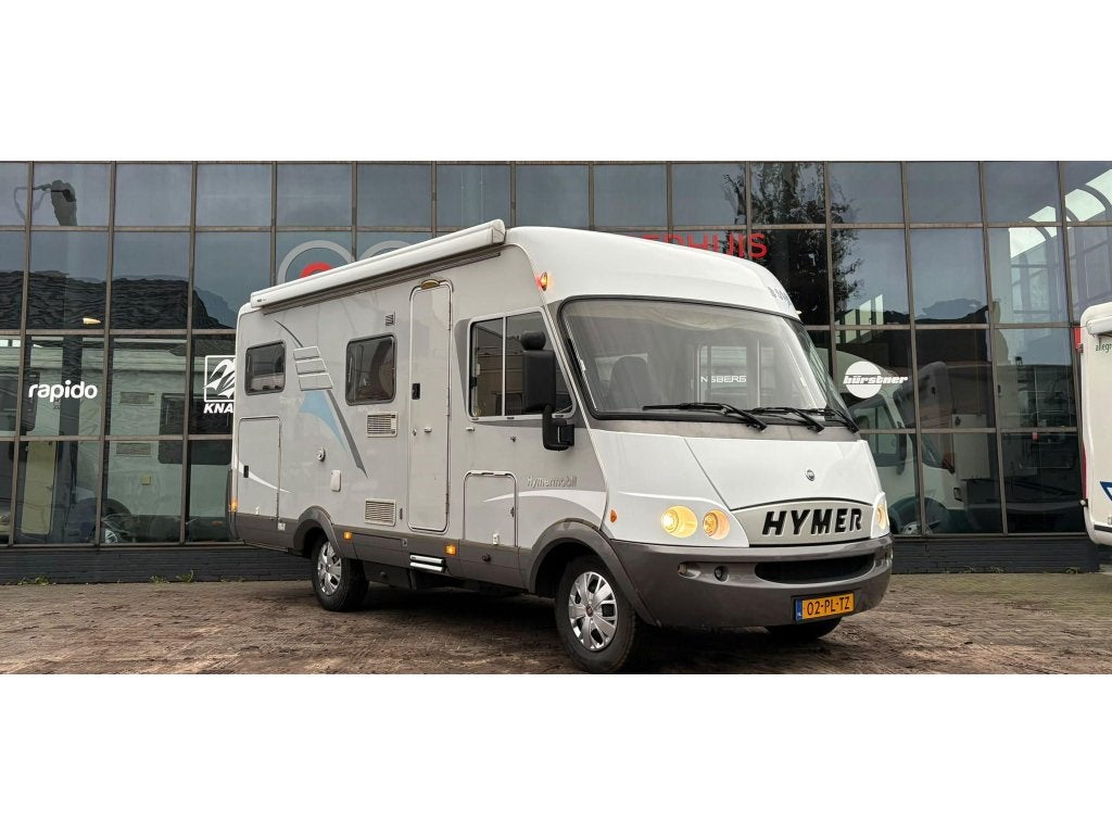 Hymer B 514 Automaat,Airco,Vastbed, Caravans en Kamperen, Ringverwarming, 6 tot 7 meter, Bedrijf, Diesel