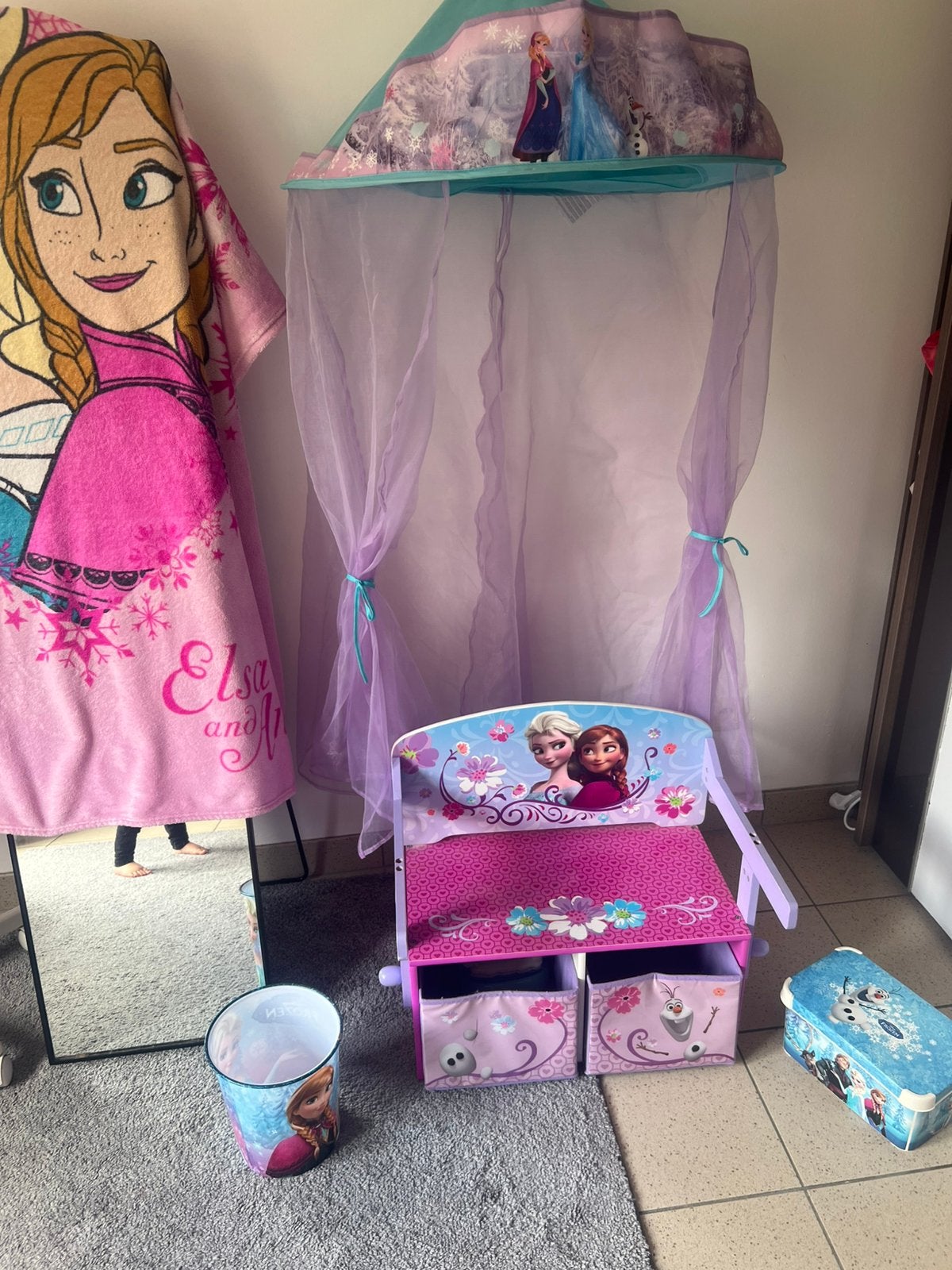 Disney Frozen Kinderkamer Set 5-delig | Elsa & Anna, Ophalen, Zo goed als nieuw