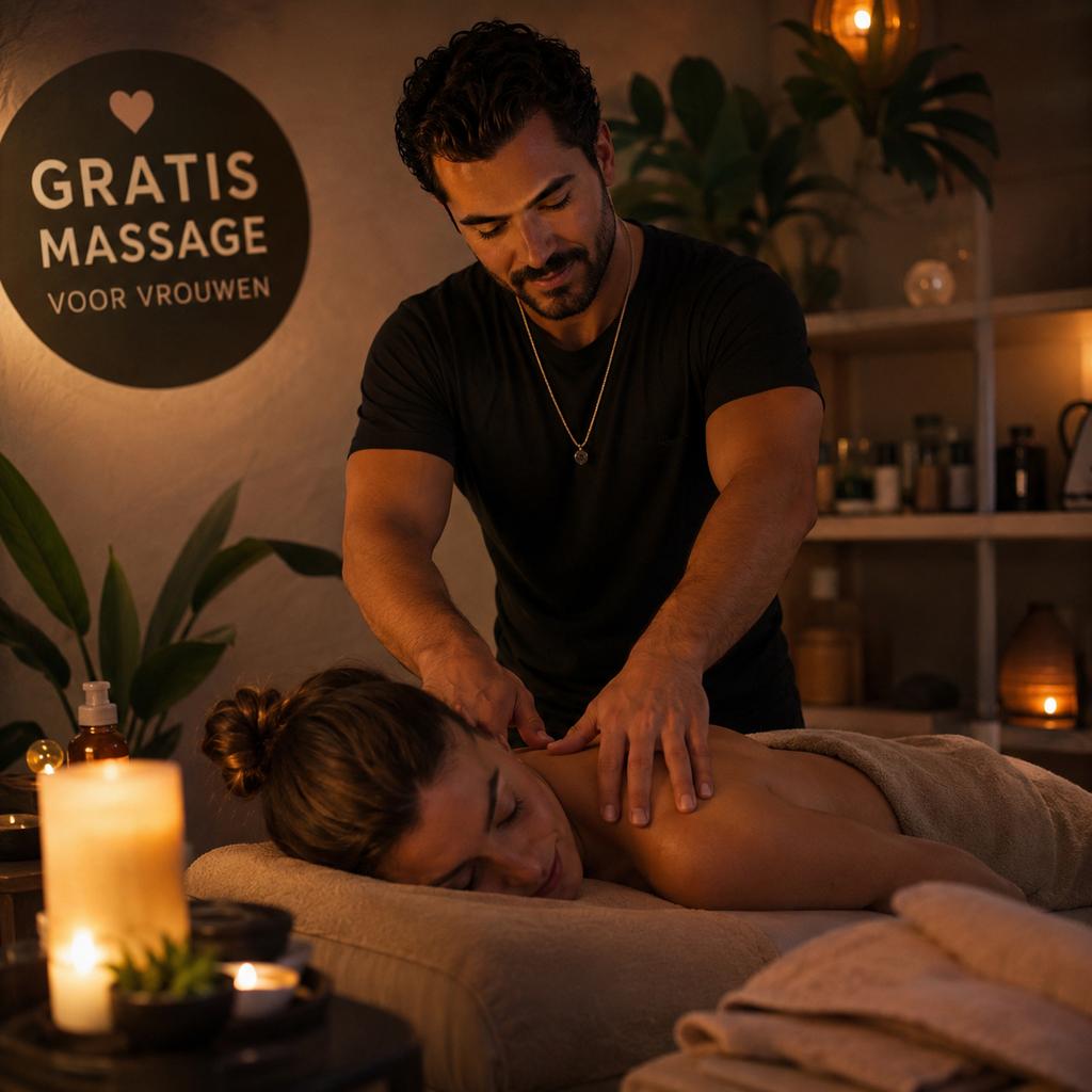 GRATIS ONTSPANNENDE MASSAGE VOOR VROUWEN, Une personne