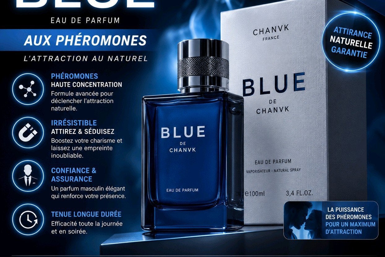 Parfum Homme BLUE de CHANVK aux Phéromones - Neuf, Enlèvement ou Envoi