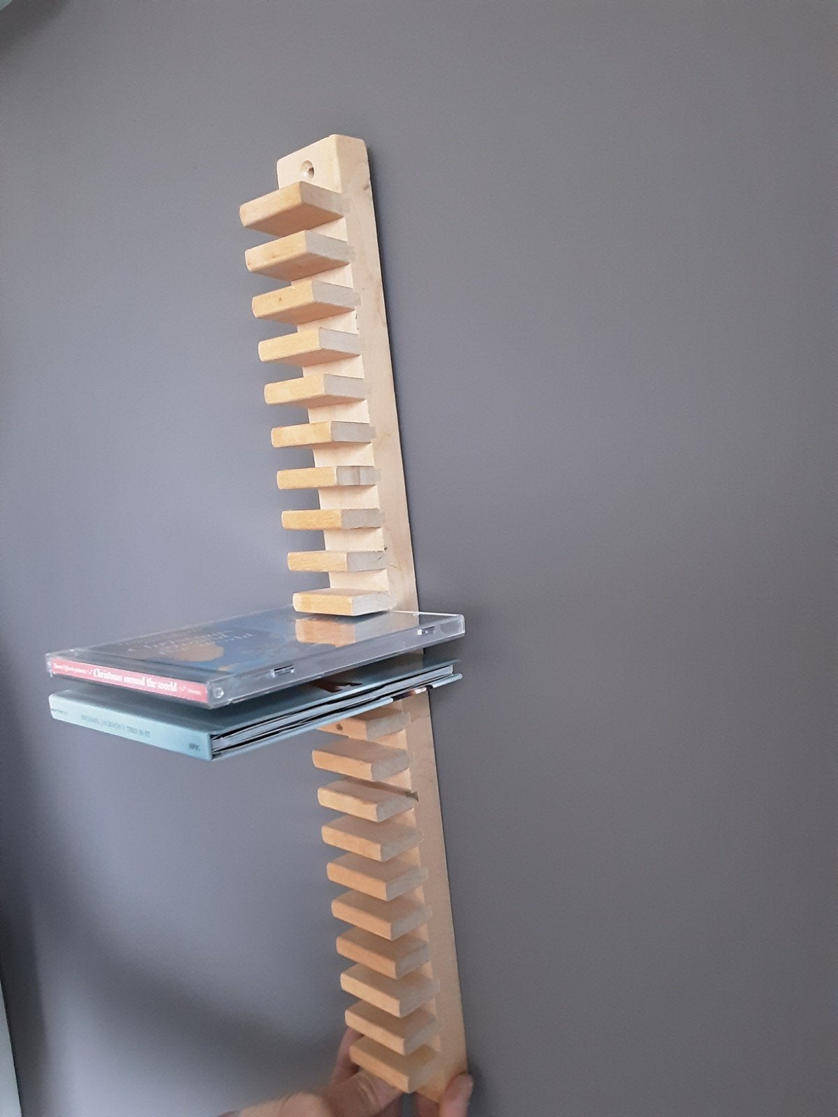 subtiel houten cd/dvd rek, Huis en Inrichting, Ophalen
