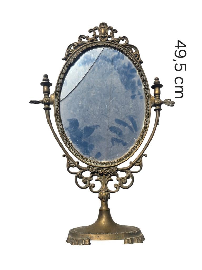 Ancien miroir de coiffeuse  a retaper, Enlèvement ou Envoi