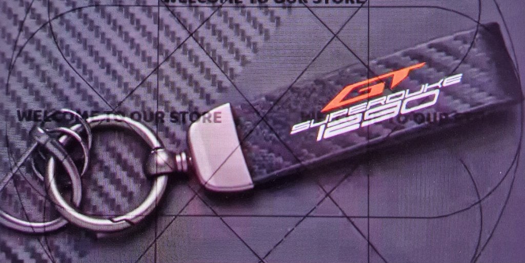 Sleutelhanger van KTM Super Duke GT in carbon, Enlèvement ou Envoi, Neuf
