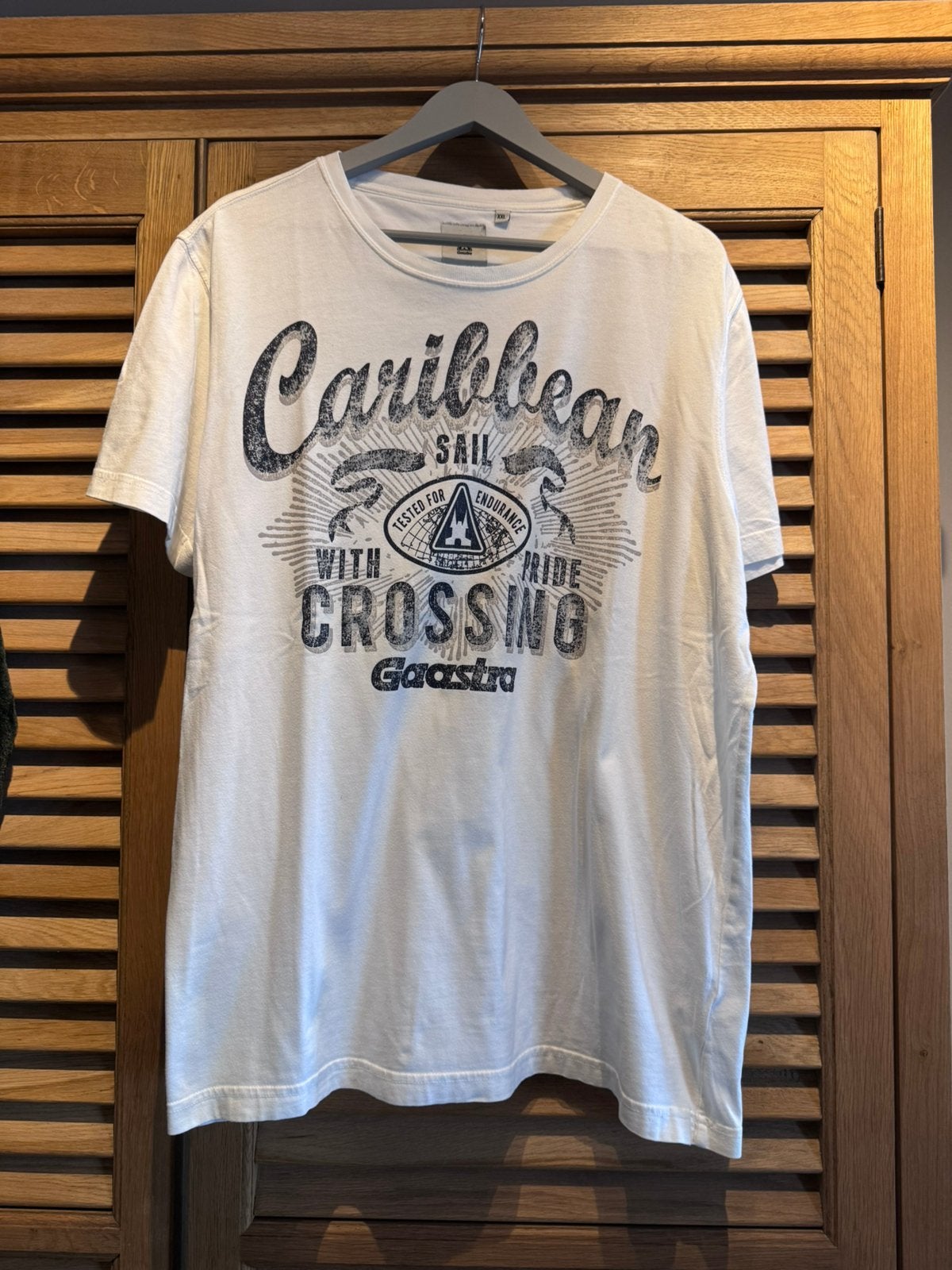 T-shirt wit Gaastra heren xxl, Ophalen of Verzenden, Zo goed als nieuw, Wit