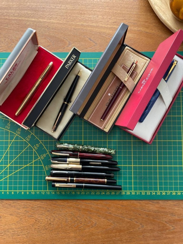 Fountain Pens (Sheaffer, Parker, Waterman...) Lot, Verzamelen, Ophalen of Verzenden, Parker