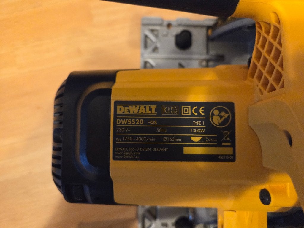 DeWalt invalzaag, Ophalen of Verzenden, Zo goed als nieuw, Invalzaag, 30 tot 70 mm
