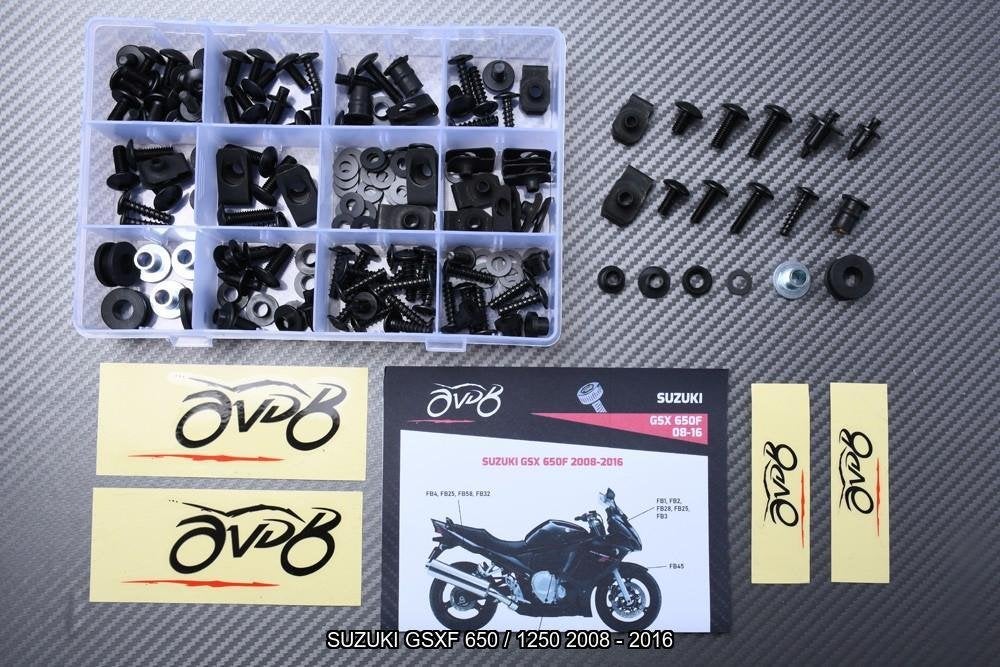 Kit visserie spécifique pour SUZUKI GSXF 650 1250 2008 2016, Motos, Enlèvement ou Envoi, Neuf