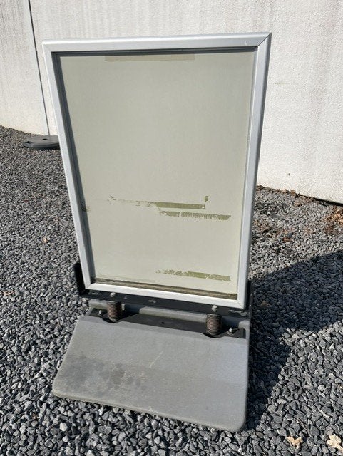 Stoepbord met vering, Enlèvement, Utilisé