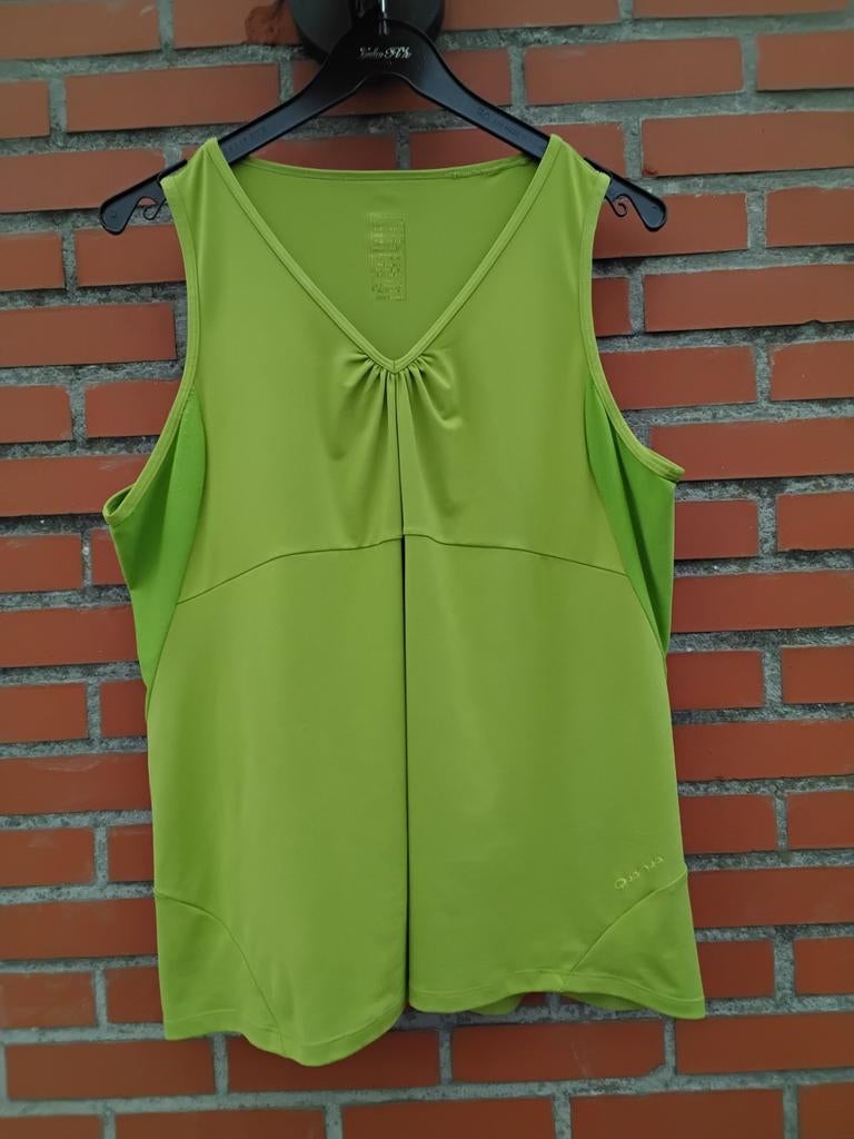 2 Mooie topjes met brede bandjes (4,00 EURO VOOR DE 2 TOPJES, Ophalen, Groen