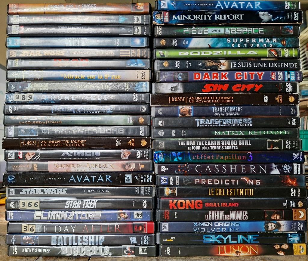 Dvd's Sci-Fi / Super Heroes - 1,00€ / Franse ondertitels, Gebruikt, Boxset, Ophalen of Verzenden, Science Fiction