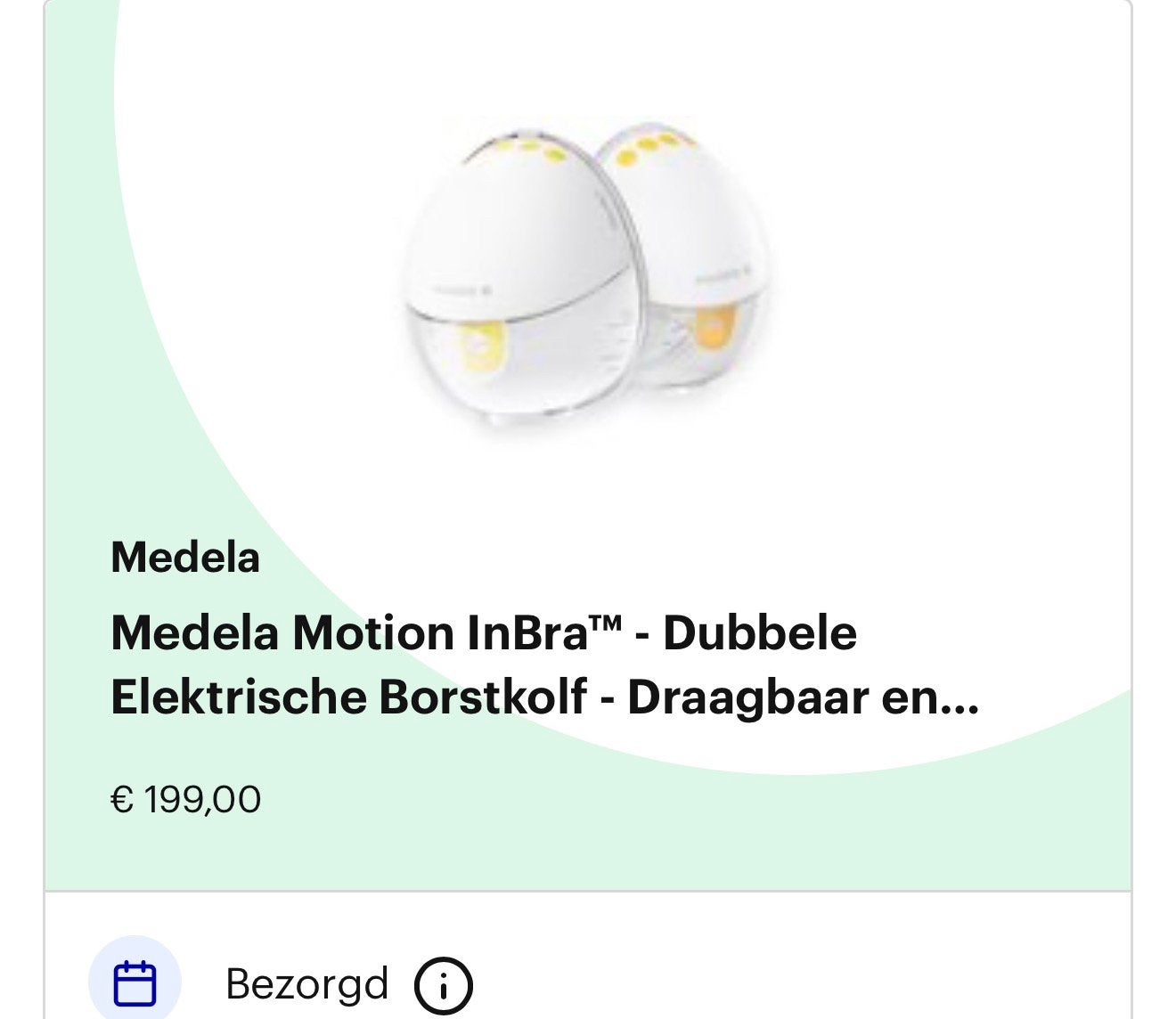 Medela Elektrische Borstkolf, Kinderen en Baby's, Ophalen, Zo goed als nieuw, Borstkolf, Medela