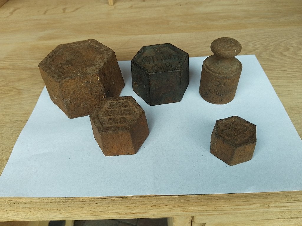 Oude gewichten, Antiek en Kunst, Ophalen