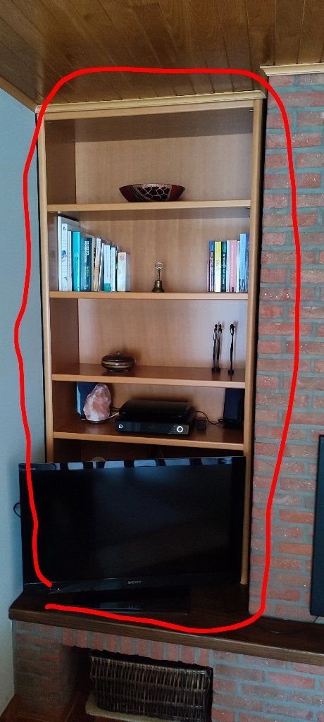Étagères, 25 à 50 cm, 200 cm ou plus, Avec tablette(s), Utilisé