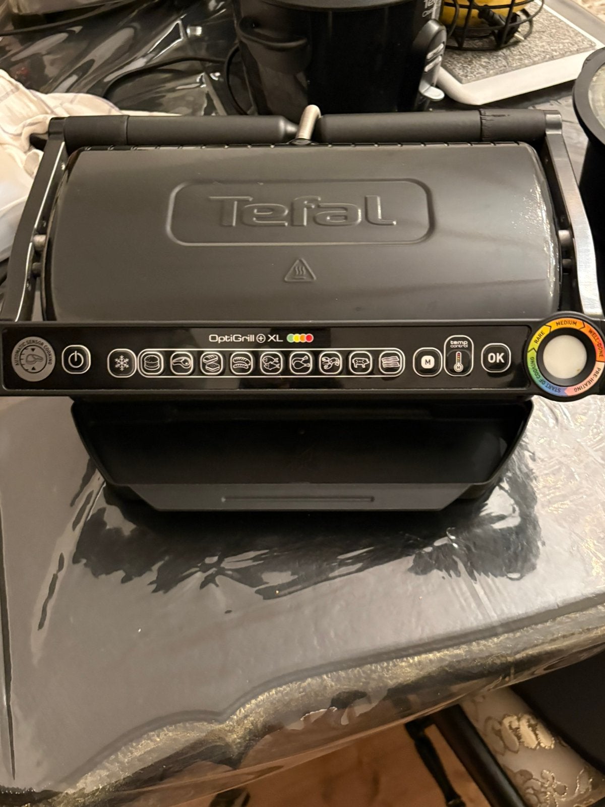 Tefal optigrill+ XL, Ophalen of Verzenden, Zo goed als nieuw
