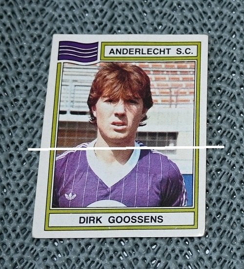 Panini Football 84 RSC Anderlecht/Dirk Goossens, Collections, Envoi, Comme neuf, Affiche, Image ou Autocollant