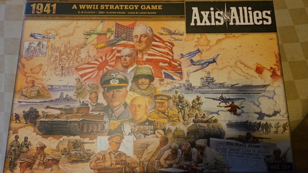 jeu de plateau Axis & Allies 1941 par Avalon Hill stratégie, Trois ou quatre joueurs, Enlèvement ou Envoi, Comme neuf