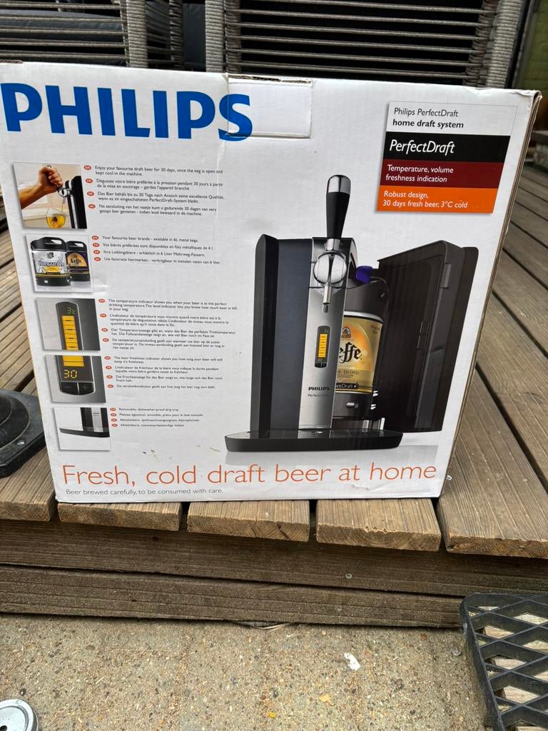 Philips perfect draft HD3620, Elektronische apparatuur, Thuistapinstallaties, Ophalen, Nieuw, Philips