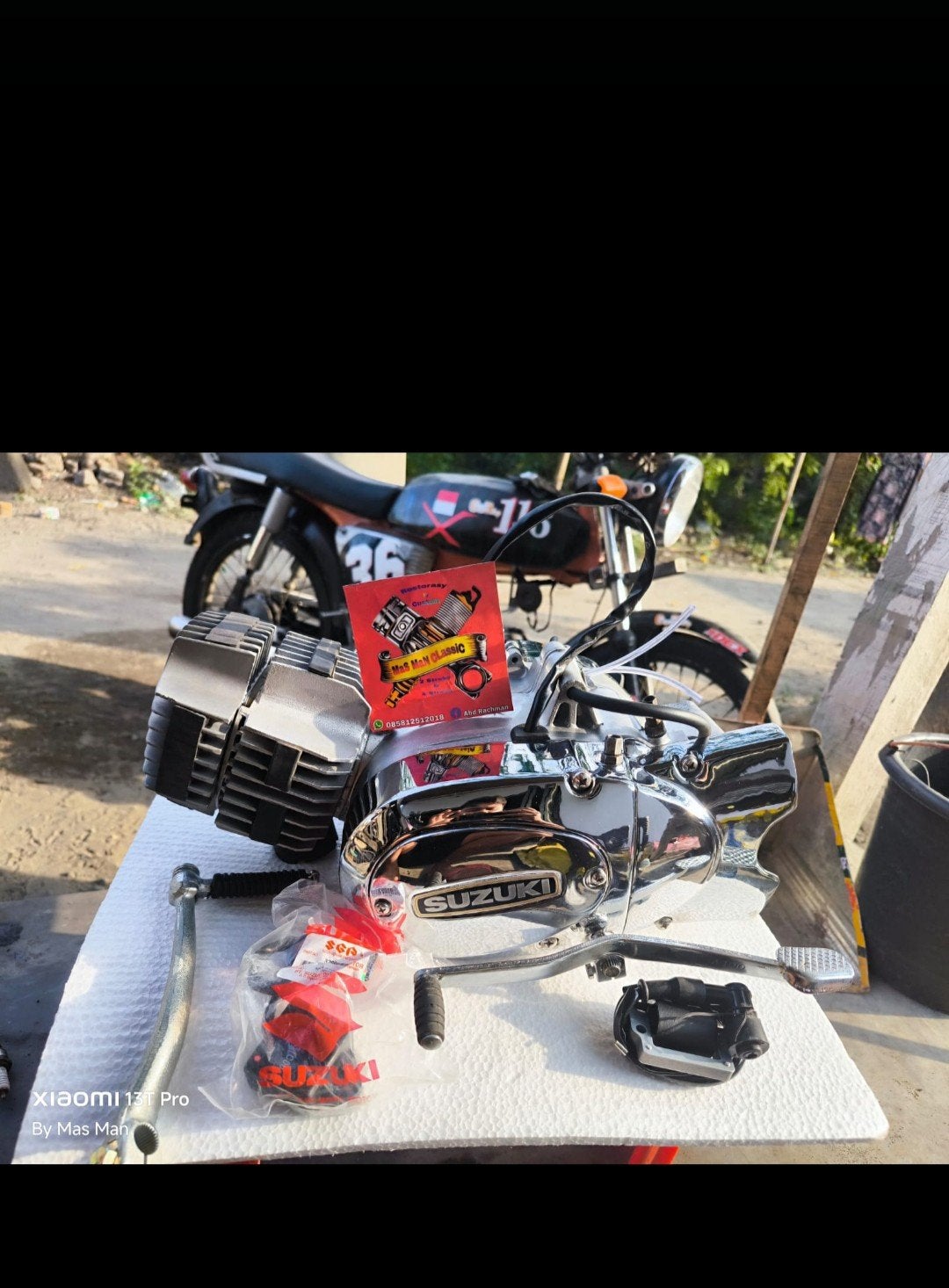 Suzuki motor, Fietsen en Brommers, Ophalen