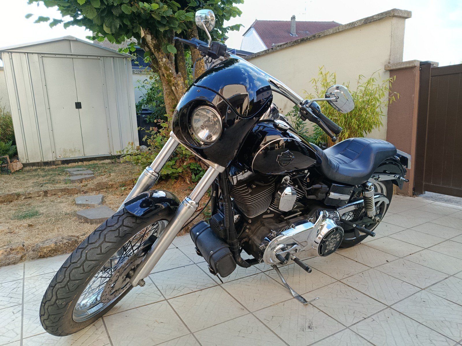 Harley Davidson Dyna super glide custom 2010, Permis Moto A, Occasion, Particulier