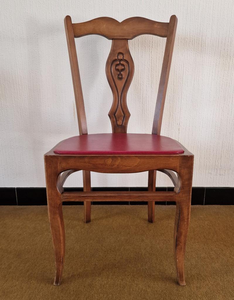 6 retro eetkamerstoelen uit de jaren 70, Antiek en Kunst, Ophalen