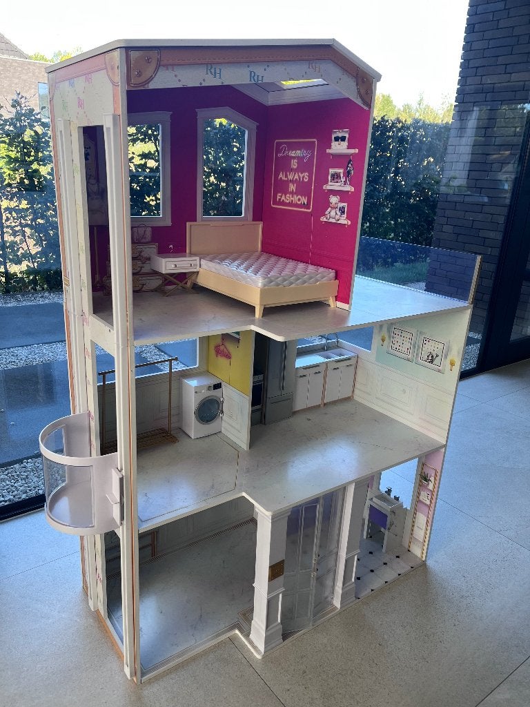 (Barbie - Rainbow High) poppenhuis, Ophalen, Zo goed als nieuw, Poppenhuis