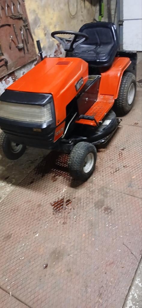 tracteur tondeuse, Enlèvement, Bac de ramassage