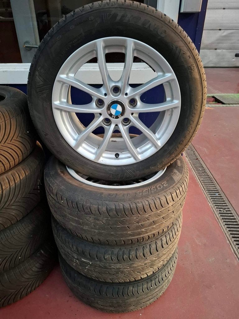 velgen met banden BMW 205/55/16 Zomer versie 5 x 115, Auto-onderdelen, Banden en Velgen, Ophalen, Gebruikt, 16 inch, Banden en Velgen