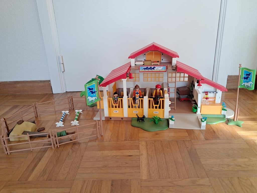 Playmobil paardenmanege 4190, Ophalen, Gebruikt, Complete set