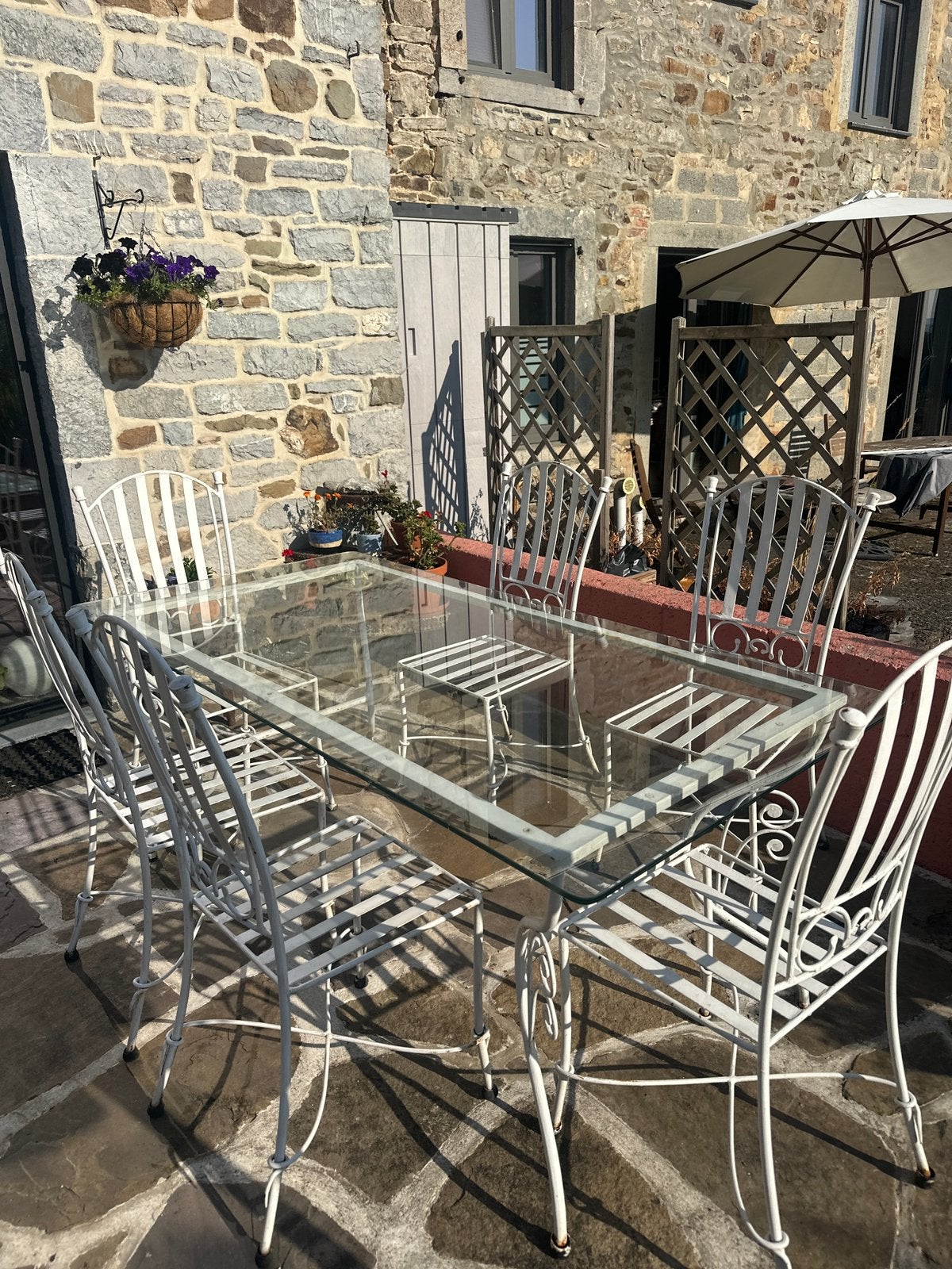 Ensemble de jardin, Enlèvement, Utilisé