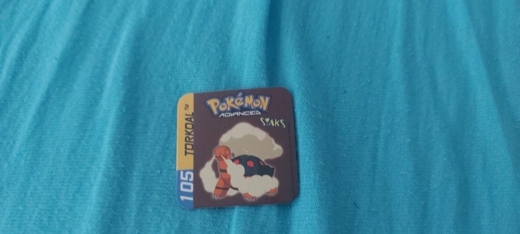 magneet speelgoed pokemon panini staks Torkoal 2003, Ophalen of Verzenden, Nieuw
