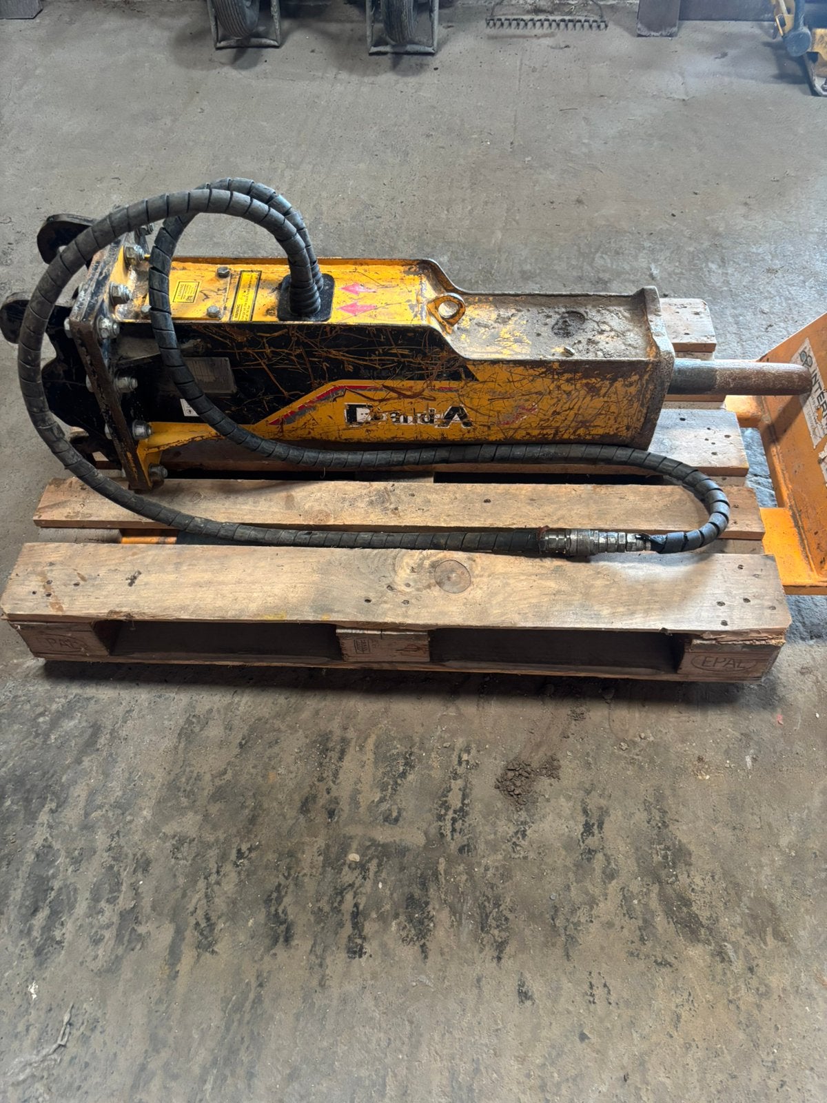 Breekhamer D&A 170, Ophalen, Graafmachine