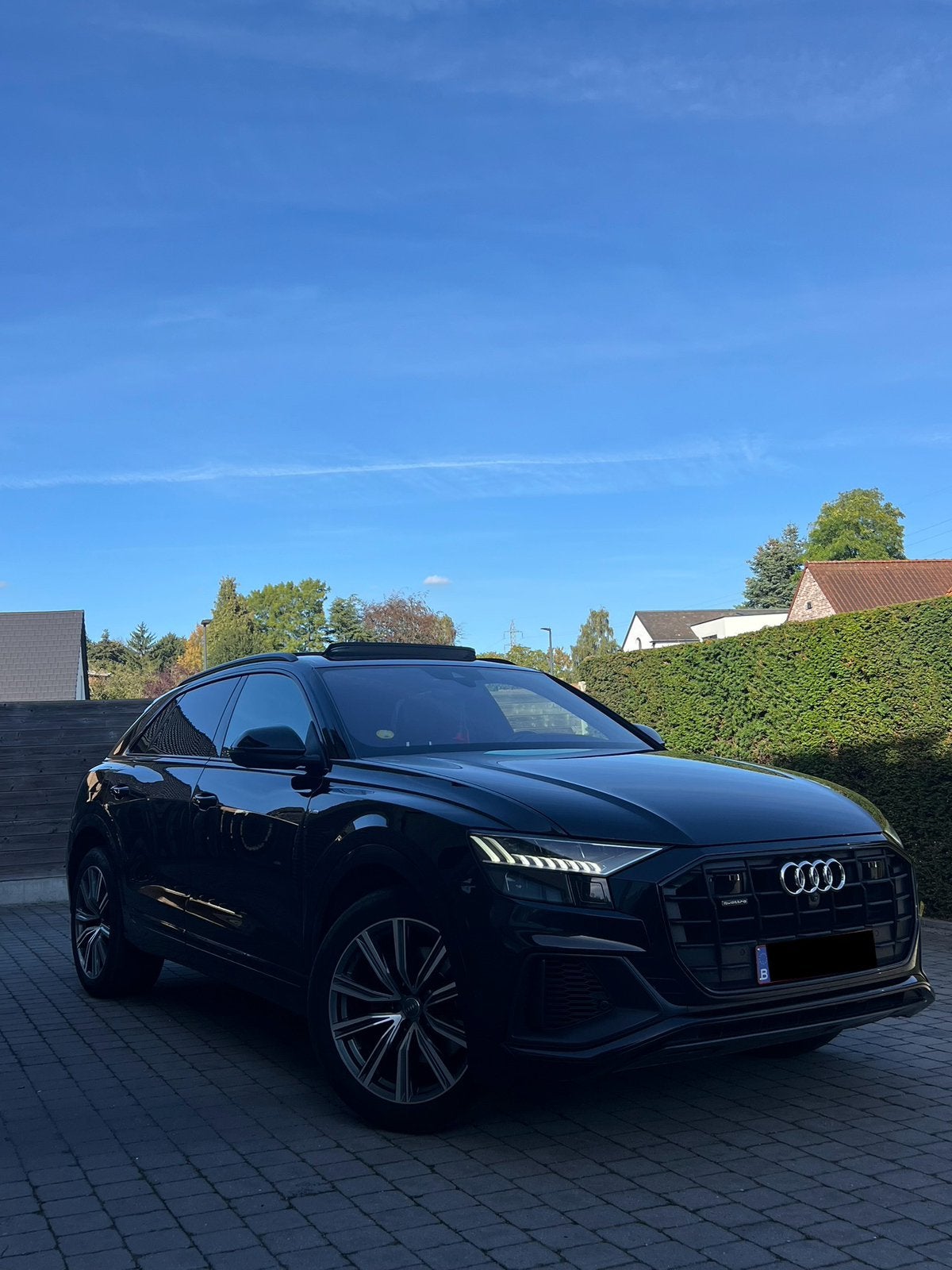Audi Q8 50TDI Quattro Full 3x SLine ACC Matrix Pano Bel état, Autos, Cuir et Alcantara, Achat, Euro 6, Q8