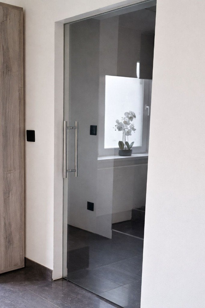 Porte d'intérieur en verre, Enlèvement, Utilisé