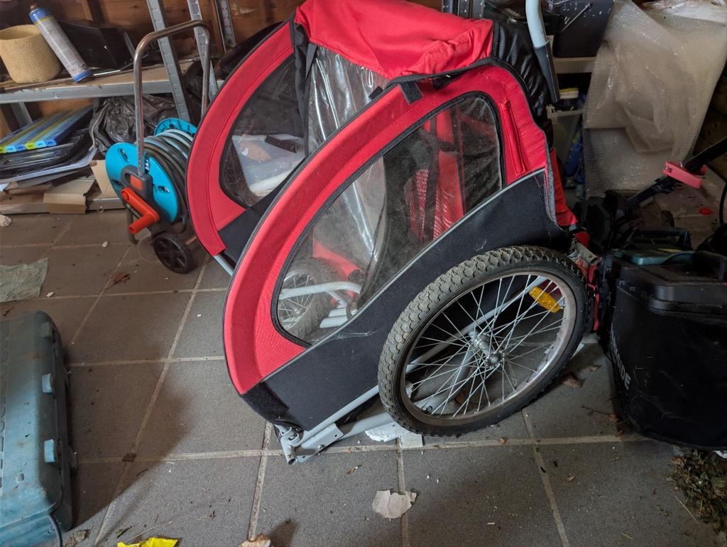 Chariot vélo, Enlèvement