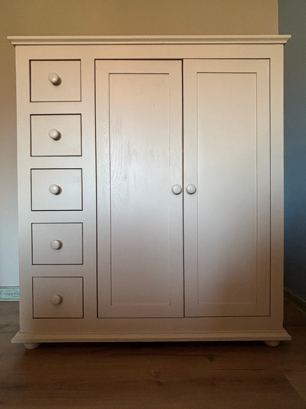 Kleerkast voor kinderkamer - Massief hout, Huis en Inrichting, Ophalen, Gebruikt, 100 tot 150 cm, Met lade(s)