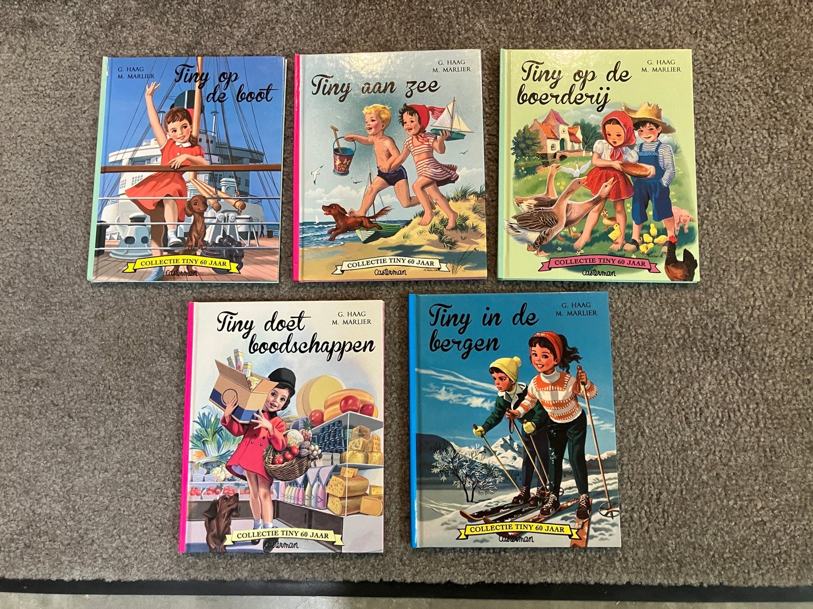 Set van 5 Tiny boekjes - jubileum edities 60 jaar, Ophalen of Verzenden, Nieuw
