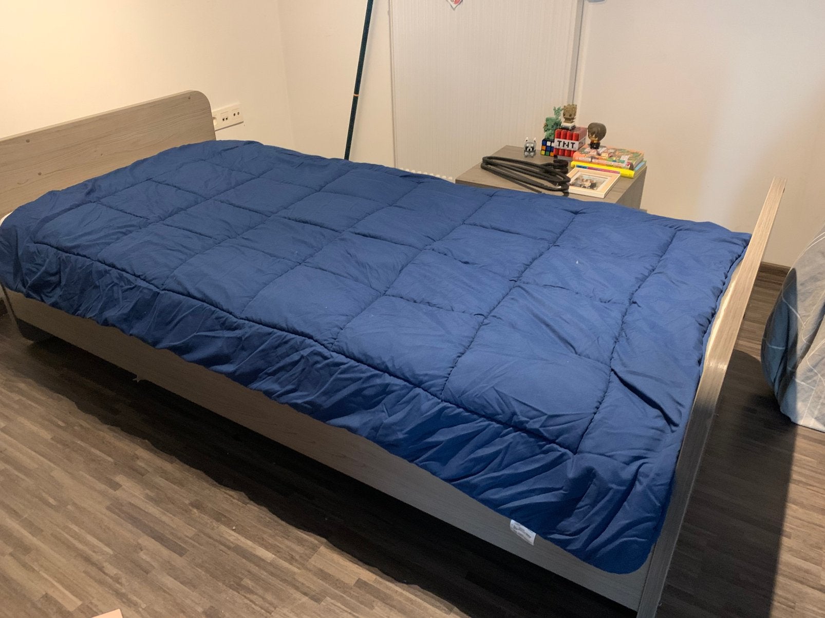 2x Doorgroei baby bedje  tot 1 persoonsbed + 2x nachtkastje, Kinderen en Baby's, Ophalen, Zo goed als nieuw, Lattenbodem