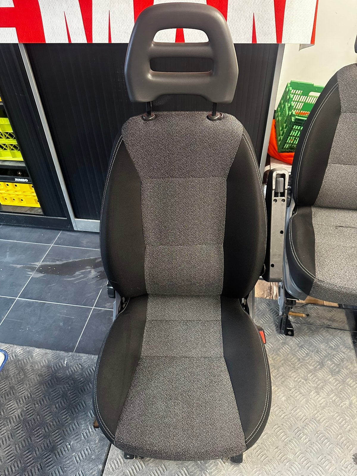 Bijrijdersstoel Ducato Boxer Ducato buscamper Grijs / Zwart, Enlèvement ou Envoi