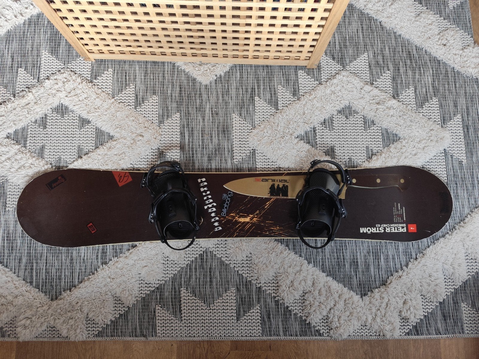 snowboard, Ophalen, Bindingen