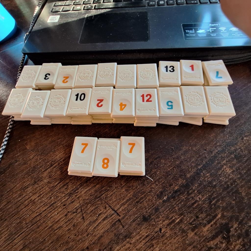 rummikub original boite carrée, Hobby & Loisirs créatifs, Envoi, Utilisé, Goliath