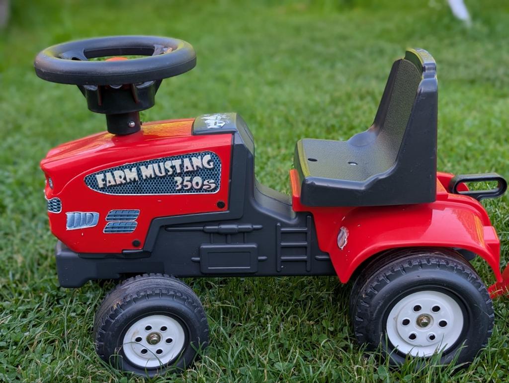 Tracteur porteur enfant Farm avec REMORQUE, Enlèvement, Comme neuf, Autres marques, Avec chariot ou remorque