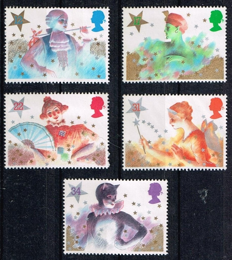Postzegels uit Engeland - K 4495 - Kerst, Postzegels en Munten, Verzenden, Gestempeld