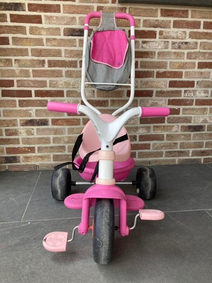 Smoby duwfiets / driewieler, Fietsen en Brommers, Ophalen, Gebruikt, Smoby, Duwstang
