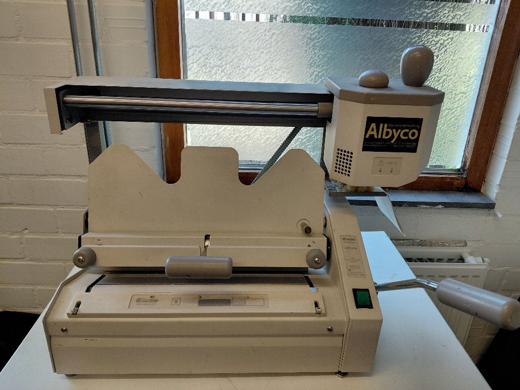 Fastbind Secura professionele inbindmachine, Ophalen
