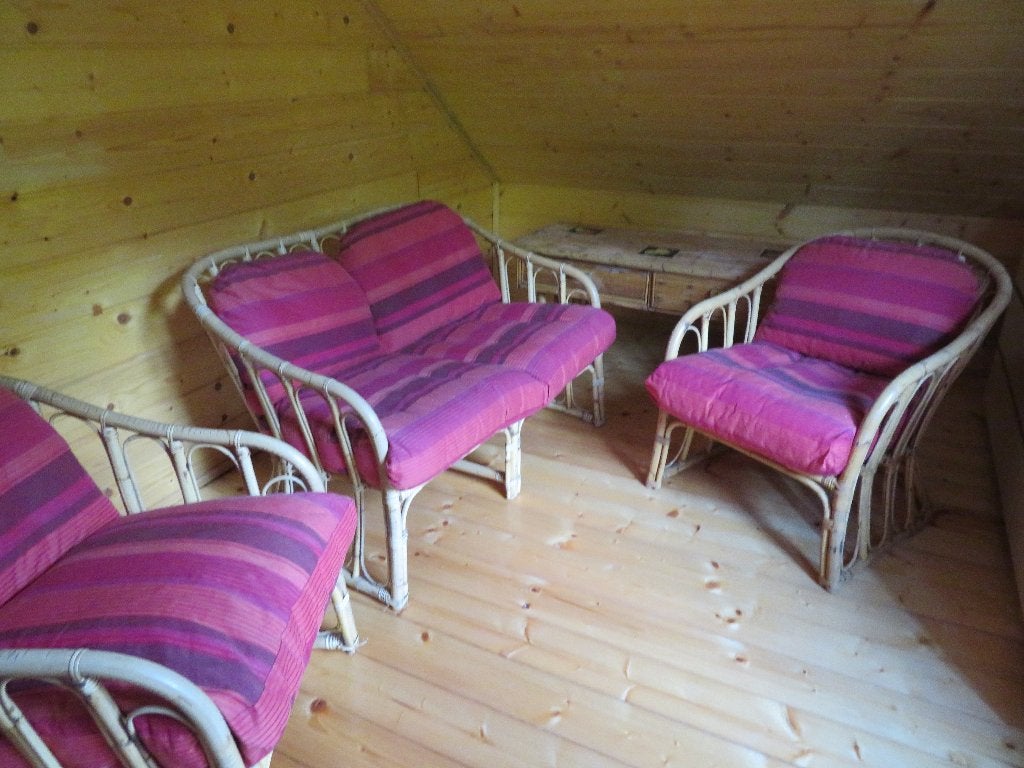 Rotan salon, Ophalen, 4 zitplaatsen, Gebruikt, Rotan