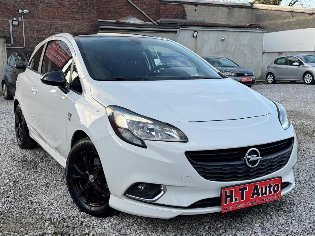 Opel Corsa 1.0 Turbo/Nieuwstaat/OPC Line! /Sport/Euro6B, Voorwielaandrijving, Stof, Wit, Bedrijf